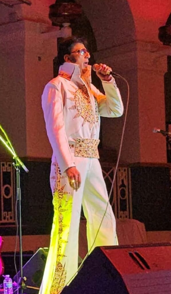 Indian Elvis performing